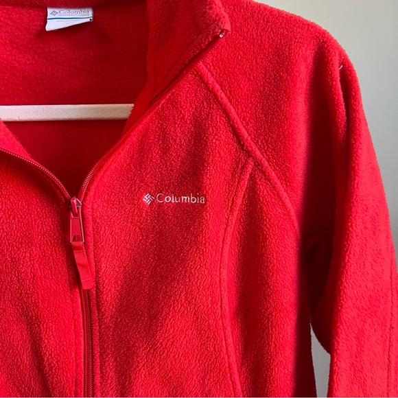 Columbia cherry red fleece - Picture 3 of 4